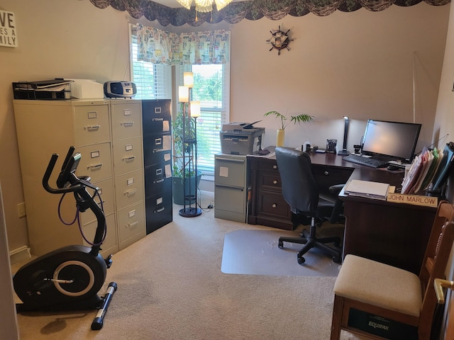 5809 Taylor Mill Rd, Covington, KY 41015 - office with carpet floors