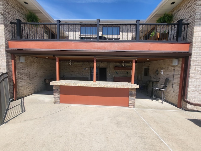 5809 Taylor Mill Rd, Covington, KY 41015 - patio / terrace featuring a patio area and a ceiling fan
