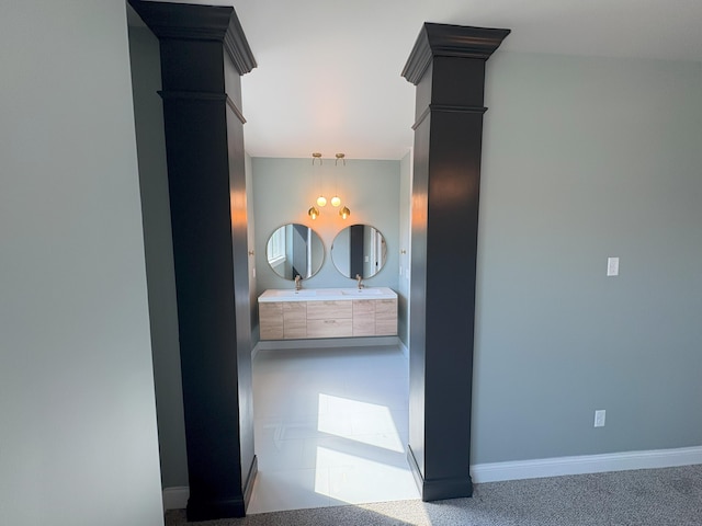 888 Belle Ridge Loop, Bellevue, KY 41073 - hall with baseboards