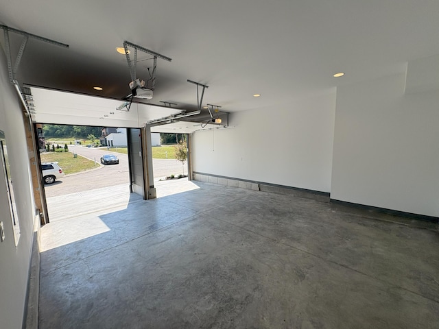 888 Belle Ridge Loop, Bellevue, KY 41073 - garage featuring a garage door opener and recessed lighting