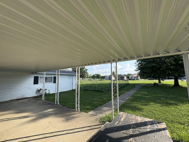 617 Woolery St, Falmouth, KY 41040 - view of patio / terrace featuring an attached carport