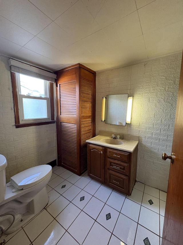 617 Woolery St, Falmouth, KY 41040 - half bath with vanity and tile patterned floors