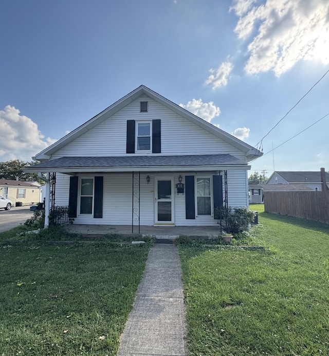 617 Woolery St, Falmouth, KY 41040 - bungalow featuring covered porch and roof with shingles