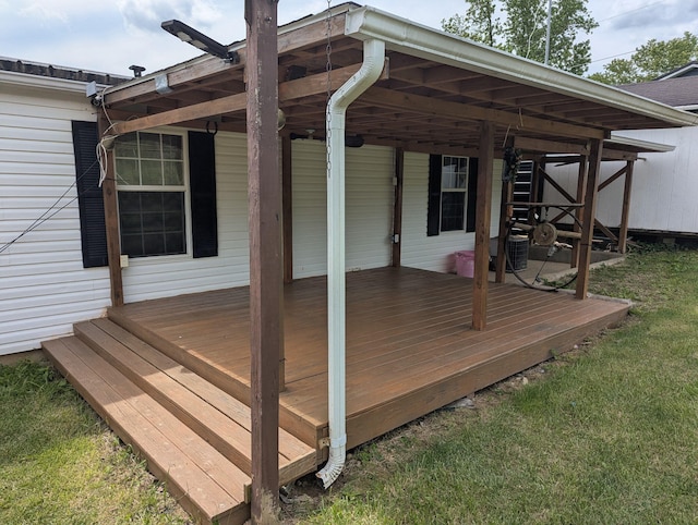 113 Lynn Ln, Falmouth, KY 41040 - view of deck