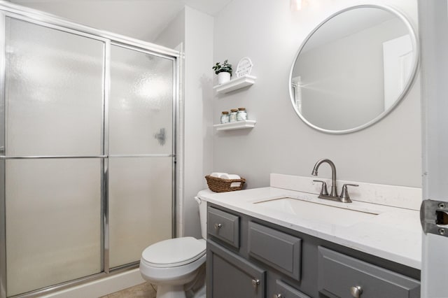 1312 Deer Hollow Ct, Hebron, KY 41048 - full bathroom featuring vanity and a stall shower