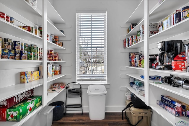 view of pantry