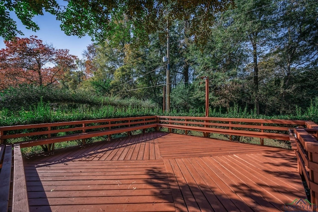 view of deck