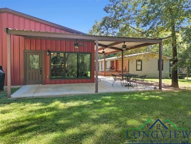 surrounding community featuring a yard and a patio area