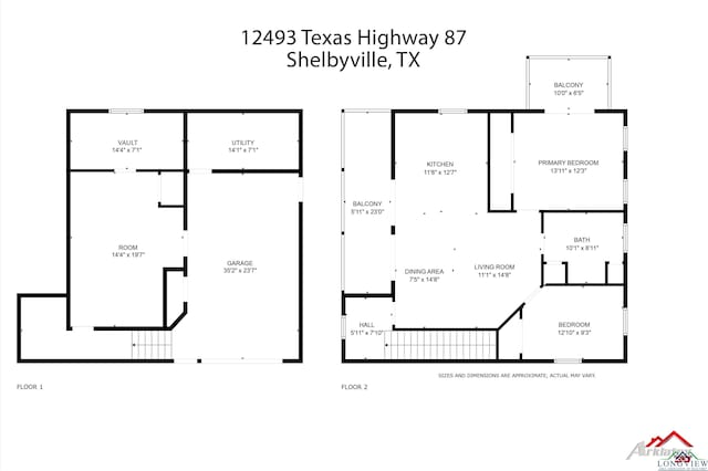 12493 S State Highway 87, Shelbyville, TX 75973 - room layout