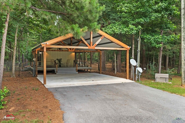 12493 S State Highway 87, Shelbyville, TX 75973 - view of community featuring driveway and a detached carport