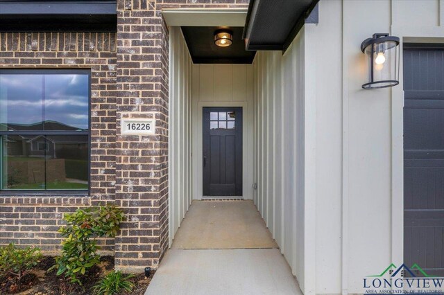 16226 Crossing Cir, Lindale, TX 75771 - view of exterior entry with brick siding