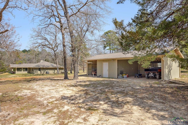 230ACR3191 Acr 3191, Frankston, TX 75763 - exterior space with an outdoor structure, an outbuilding, and a carport