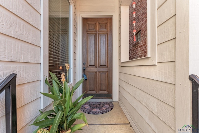 view of entrance to property