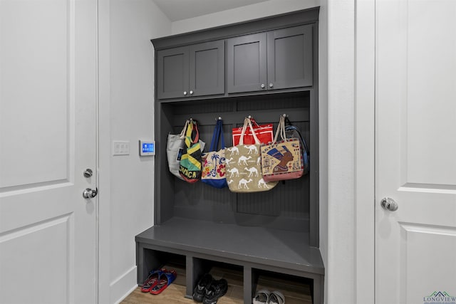 113 Saddle Brook Cir, Hallsville, TX 75650 - mudroom with wood finished floors