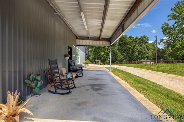 15136 Fm 852, Gilmer, TX 75644 - view of patio