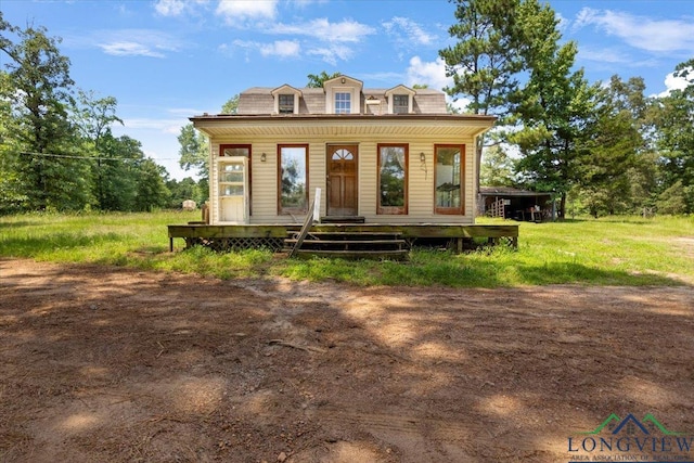 15136 Fm 852, Gilmer, TX 75644 - view of front of home with covered porch