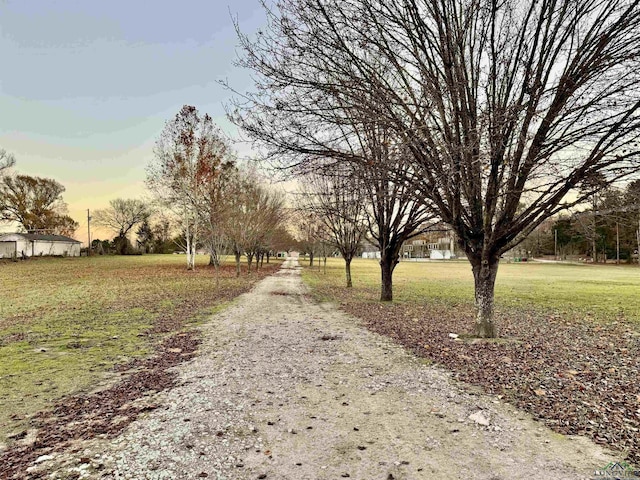 view of road