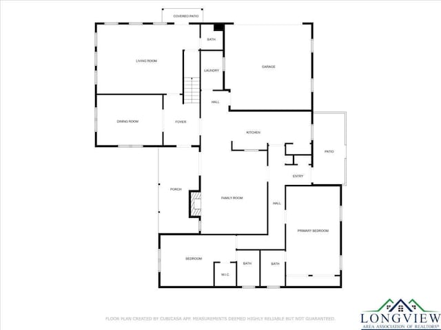 918 S Evenside St, Henderson, TX 75654 - floor plan / room layout