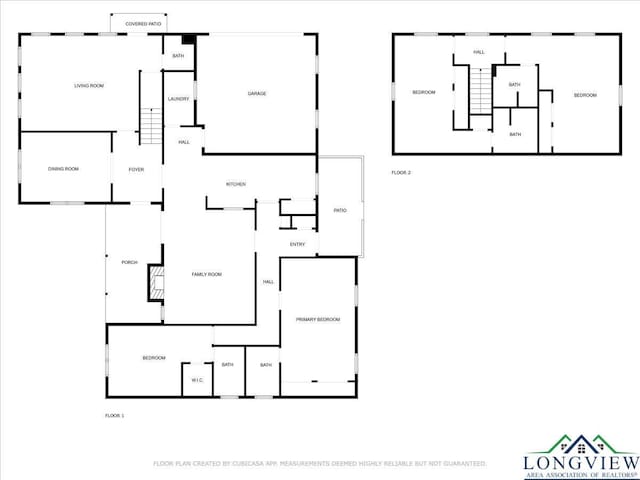 918 S Evenside St, Henderson, TX 75654 - floor plan / room layout