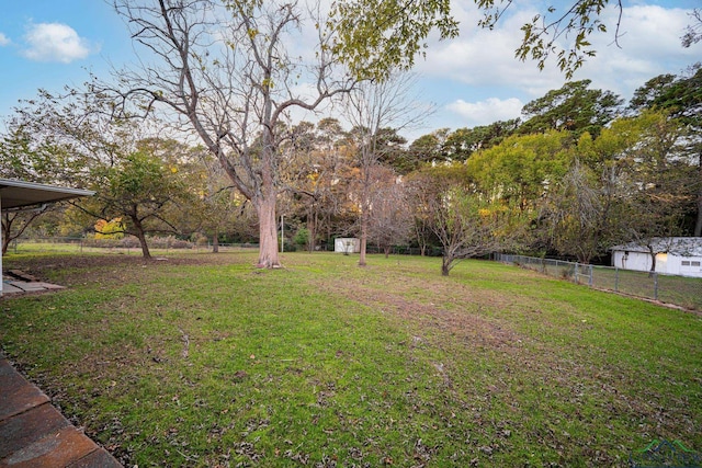 view of yard