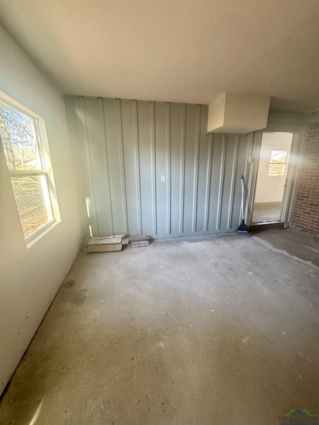 empty room featuring plenty of natural light