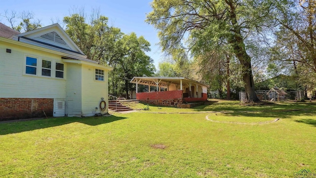 view of yard