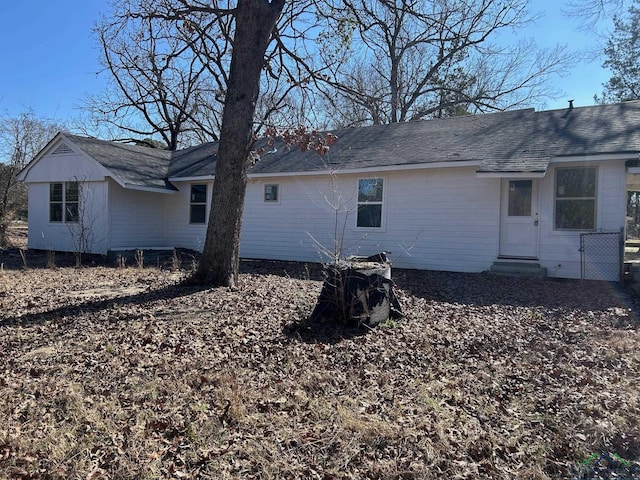 view of rear view of house