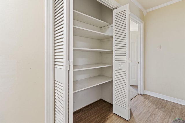 view of closet