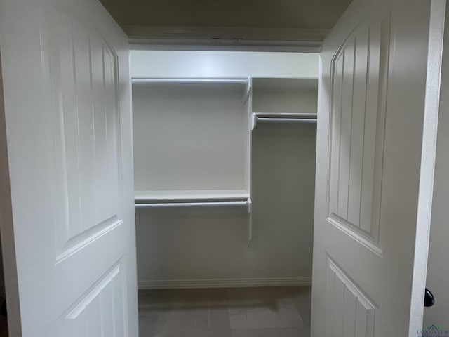 view of closet