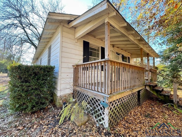 616 W Center St, White Oak, TX 75693 - view of wooden deck