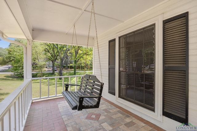 10887 Knollwood Dr, Tyler, TX 75703 - view of covered porch