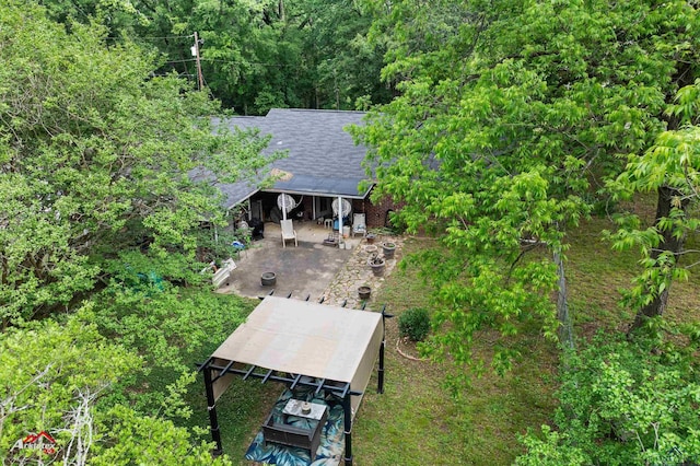 drone / aerial view