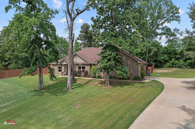 280 Towering Oaks Ln, Longview, TX 75602 - ranch-style house with brick siding and concrete driveway