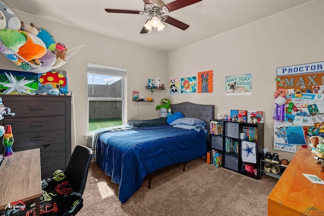280 Towering Oaks Ln, Longview, TX 75602 - bedroom featuring carpet floors and ceiling fan