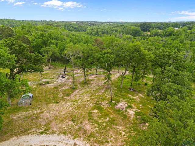 bird's eye view with a rural view