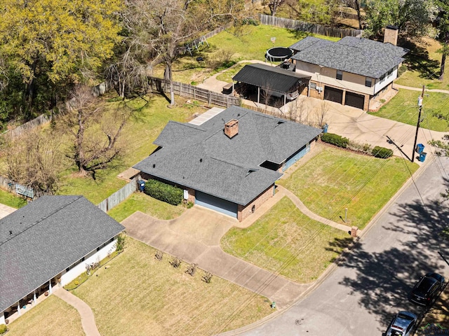 drone / aerial view