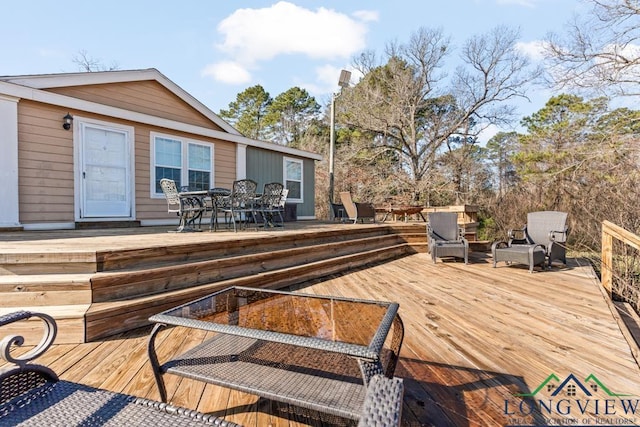 view of deck