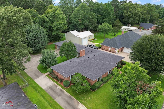 825 University Dr, Carthage, TX 75633 - view from above of property