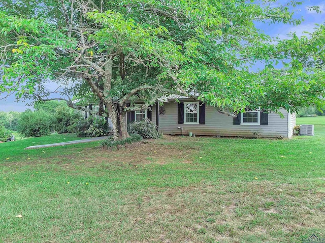3738 Fm 161 S, Hughes Springs, TX 75656 - view of property hidden behind natural elements featuring a front yard