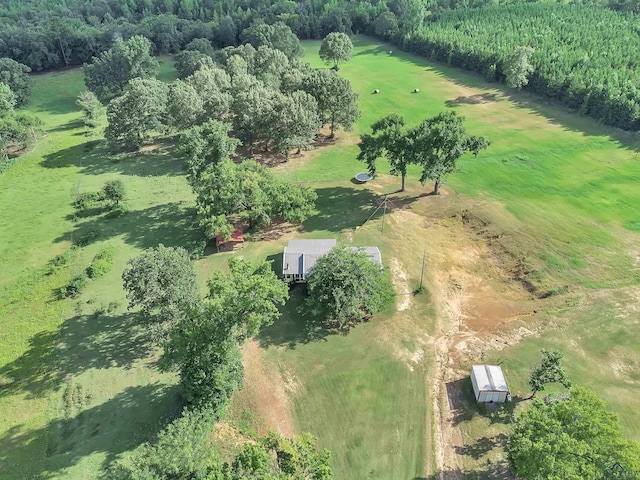 3738 Fm 161 S, Hughes Springs, TX 75656 - aerial overview of property's location with rural landscape and a heavily wooded area