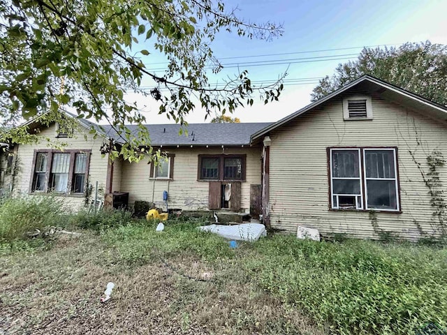 view of rear view of house