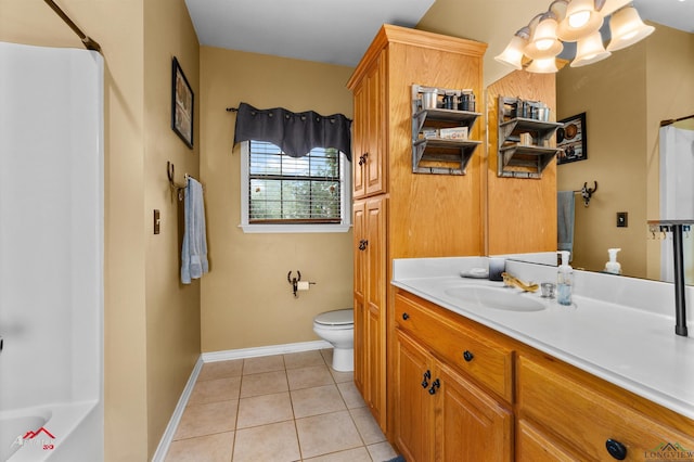1463 County Road 106, Carthage, TX 75633 - full bath featuring vanity and tile patterned floors