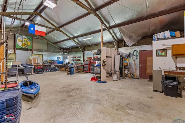 1463 County Road 106, Carthage, TX 75633 - garage with a workshop area