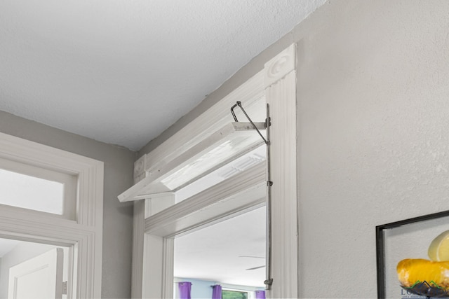 view of room details
