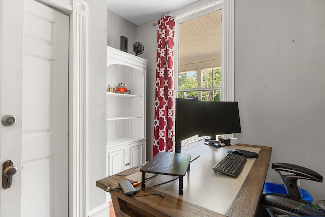 view of office space