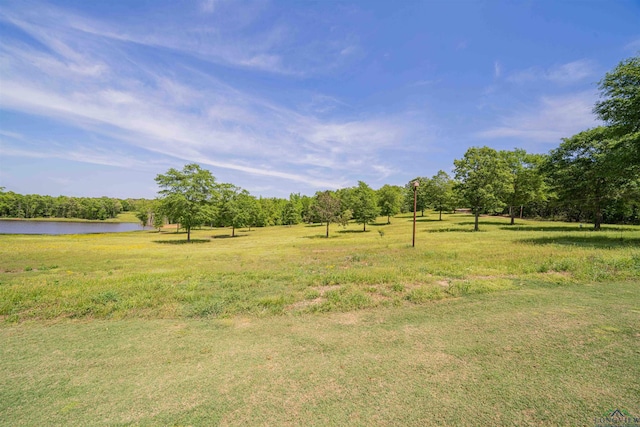4754 Deer Rd, Gilmer, TX 75644 - view of yard with a water view
