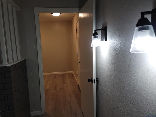 711 Wildwood Rd, Daingerfield, TX 75638 - hall featuring wood finished floors