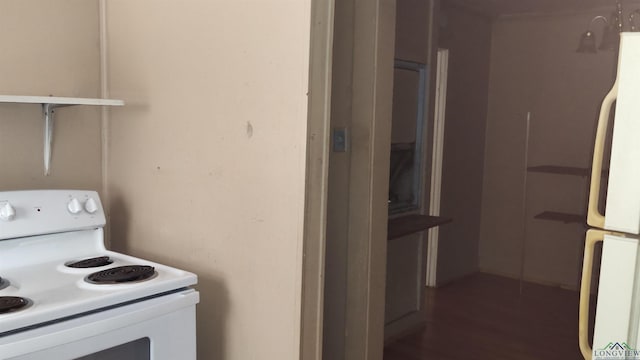 kitchen featuring white appliances