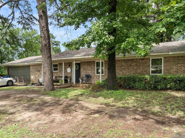 view of ranch-style home