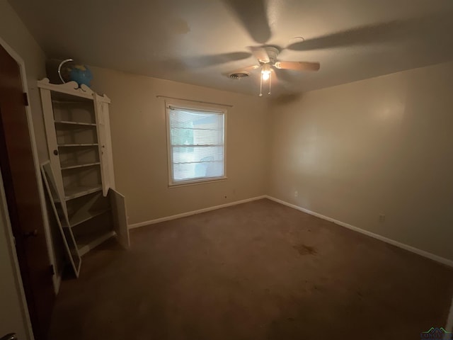 402 Mark Dr, Marshall, TX 75672 - carpeted spare room with ceiling fan